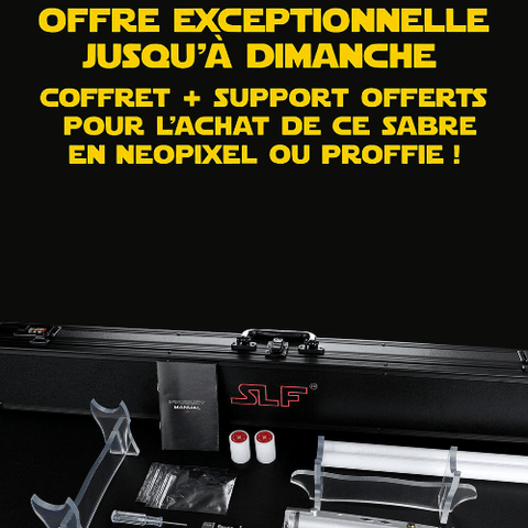 Sabre Laser Galactic Defender - EP7 - Sabre laser lumineux - RÉPLIQUE - NEOPIXEL - SLF - France