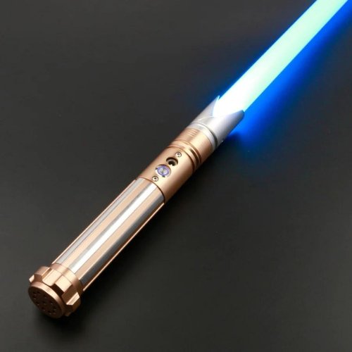 Sabre laser neopixel-Sabre laser lumineux-Sabre laser-Or Platine-Sabre-Laser-France